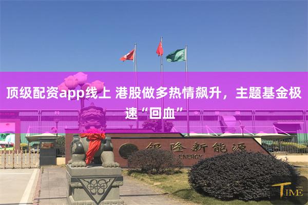 顶级配资app线上 港股做多热情飙升，主题基金极速“回血”