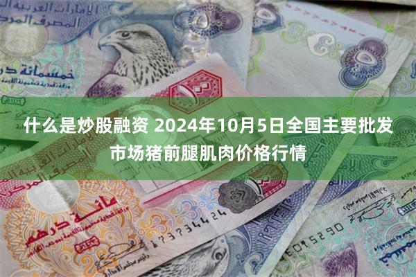 什么是炒股融资 2024年10月5日全国主要批发市场猪前腿肌肉价格行情