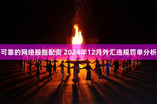 可靠的网络股指配资 2024年12月外汇违规罚单分析