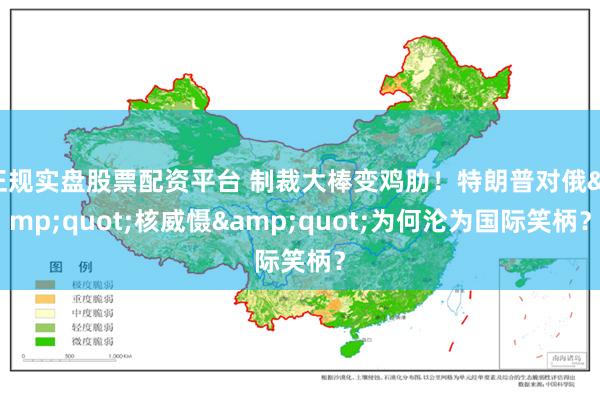 正规实盘股票配资平台 制裁大棒变鸡肋！特朗普对俄&quot;核威慑&quot;为何沦为国际笑柄？